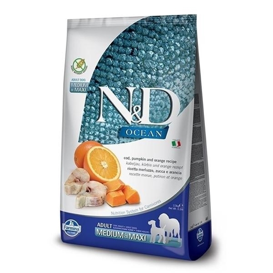 Picture of N&D MEDIUM/MAXI Cod, Pumpkin & ORANGE